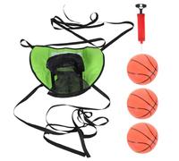 MAGICLULU Canestro da Basket per Trampolino Portatile Oxford e Rete Pe con Pompa e Corde Angolari, Facile da Montare e Famiglie nel Giardino