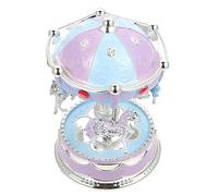 MAGICLULU Carillon Giostra Decorativo Carillon in Resina e Plastica Design Raffinato e Colori Vivaci per Regalo o Arredamento