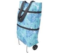 MAGICLULU Carrello Multifunzione Pieghevole Ruote, Borsa la Spesa Riutilizzabile, Capienza Ampia per Spesa e Viaggio
