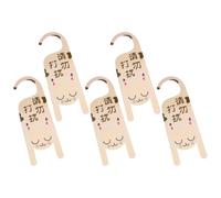 MAGICLULU Cartelli da Appendere alla Porta in Plastica 5 Pezzi Scritta Non Disturbare per Hotel, Uffici e Locali Pubblici, Accessori Pratici e Resistenti per Maniglia Porte