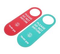 MAGICLULU Cartello da Porta in Pu Messaggi Non Disturbare Benvenuto, Bussare Set 2 Pezzi Indicatore Porta Ufficio e Hotel per Maniglia Uso Professionale e Versatilità Ambienti Lavorativi