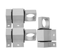 MAGICLULU Chiavistello Automatico a Molla in Lega di Alluminio, Set 3 Pezzi, per Porte in Legno e Armadi, Perno Autobloccante Silenzioso e Compatibile per Cancelli e Finestre