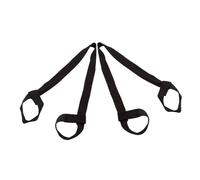 MAGICLULU Cinghie di Fissaggio Nere Regolabili per Pattini a Rotelle e Scarponi da Sci Set 2 Pezzi Tracolla Ergonomica per Trasporto Sicuro e Versatile di Attrezzature Sportive