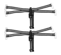 MAGICLULU Cinturino per Casco a Forma di Y, Cinghia di Sicurezza Regolabile per Mentoniera, Supporto Rinforzato per Mascella, Accessorio Leggero per Caschi di Protezione, Set da 2 Pezzi