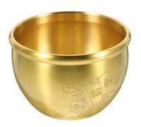 MAGICLULU Ciotola della Fortuna Cinese in Rame Massiccio 100g Base Stabile, Decorazione da Tavolo per Ufficio e Soggiorno, Bacino del Denaro Tradizionale per Arredo Festivo e Regalo