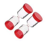 MAGICLULU Clessidra Vuota Ricaricabile in Plastico e Vetro 2 Pezzi, Timer Sabbia Fai da Te Facile da Riempire, per Tavolo e Ristoranti