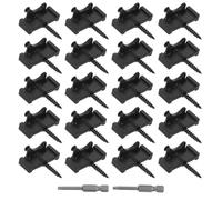 MAGICLULU Clip Nascosti per Decking Composito in Acciaio Inossidabile con Viti e Punte da Trapano, Sistema Pratico per Fissaggio Sicuro e Regolazioni Future in Giardini