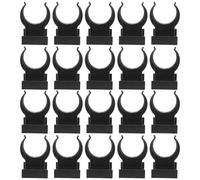 MAGICLULU Clip per Zoccolo da Cucina in Plastica Nera Regolabile, Morsetti per Gambe Mobili 20 Pezzi, Accessori per Ventilazione e Protezione Pavimento, Compatibili la Maggior Parte