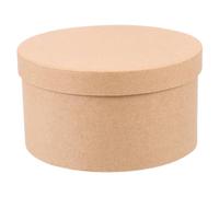 MAGICLULU Confezione Regalo Rotonda In Carta Kraft Da 1 Pezzo Piccola Confezione Regalo Con Coperchio Scatola Di Cartapesta Scatole Di Cartone Da Dessert Per Conservare Caramelle Al