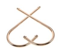 MAGICLULU Connettori per Tubi di Accoppiamento Lampada da Parete e Lampada a Sospensione, Asta di Estensione Filettata Curva Francese M10 215mm, Accessori Fai da Te per Riparazione