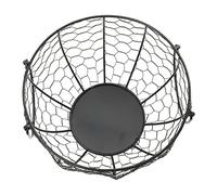 MAGICLULU Contenitore Portaoggetti in Ferro Robusto Cestino Portaoggetti Da Appendere Tavolo Da Cucina Ornamento Cestino Portafrutta Intrecciato Per Aglio E Patate