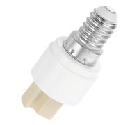 MAGICLULU Convertitore Portalampada E14 a G9 a Protezione da Cortocircuito ed Efficienza Energetica G9 in Plastico Bianco Adatto per Centri Commerciali e Uffici
