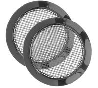 MAGICLULU Copertura Foro Sonoro Chitarra Dobro 2 Pezzi, Schermo Risonante Metallico Nero Griglia, Accessori per Riduzione Feedback e Miglioramento Tono per Chitarra Acustica