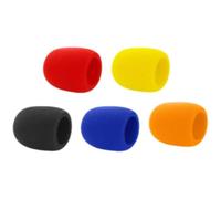 MAGICLULU Copertura in Spugna per Microfono, 5 Pezzi, Antivento, Riduce Rumore, Facile da Installare, per Canto e Parlato