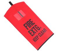 MAGICLULU Copertura Protettiva Antigelo per Estintore da 6kg 32x58cm, Borsa Resistente per Estintore Industriale da Esterno Accesso Rapido, Tasca Etichetta e Finestra per Ispezione,