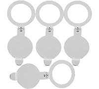 MAGICLULU Copertura Spioncino Porta in Rame 4 Pezzi Copertura Privacy Spioncino per Porta D’appartamento Anti-sguardi Installazione senza Attrezzi Adatta per Porte Ingresso Standard 16mm