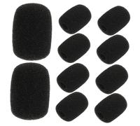 MAGICLULU Coperture Antivento Accessori Audio per Microfono Lavalier in Schiuma Microfono Auricolare 10 Pezzi, Filtro Pop Mini Compatibili con V3 V9s per Uso Professionale e Registrazioni