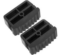 MAGICLULU Copri Piedini Antiscivolo per Scale 2 Pezzi in Gomma Resistente Copertura Protettiva per Gambe Scala, Accessori per Sostituzione Piedini Scala Pieghevole e Estensibile,