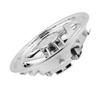 MAGICLULU Coprimozzo Esterno per Golf Cart da 8 Pollici in Plastica Argento Coprimozzi Centrali di Ricambio per Ruote Auto Protezione e Sostituzione per Carrelli da Golf