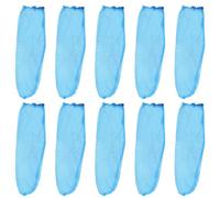 MAGICLULU Copriscarpe Copriscarpe Lunghi 70cm Usa e Getta Impermeabili 50 Pezzi in Plastica Blu, Copriscarpe Antiscivolo Design Elastico, Copri Stivali Lunghi 70cm per Pioggia e