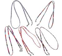 MAGICLULU Cordini per Occhiali 10 Pezzi Multicolore, Catenella Anti-smarrimento Regolabile, Cinturino Antiscivolo per Protezione Occhiali da Vista e Sole, per Uso Quotidiano Colore Casuale