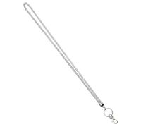 MAGICLULU Cordino per Cellulare Strass Glitterati Catenella da Collo Clip in Metallo e Anello Portachiavi Tracolla Scintillante per Badge Identificativo da Ufficio Comfort Leggero e