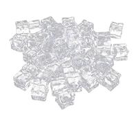 MAGICLULU Cubi di Ghiaccio Artificiale in Acrilico, Effetto Realistico, Leggeri, 100 Pezzi, per Food Photography e Vetrina, Palline Ghiaccio Riutilizzabili