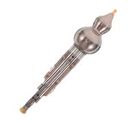 MAGICLULU Cucurbit Flute B Key Tradizionale in Rame Placcato Strumento Fiato Cinese per Principianti Flauto Tre Toni Leggero e Portatile per Pratica Performance e Raduni Culturali