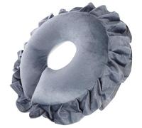 MAGICLULU Cuscino Relax per Viso da Massaggio Termale in Memory Foam Grigio Poggiatesta, Cuscino per Massaggi Spa Professionale per Saloni di Bellezza, Cliniche e Centri Benessere