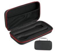 MAGICLULU Custodia Rigida per Microfono Portatile, Doppia Cerniera, Eva | Tasca Interna a Rete, Due Alloggi per Due Microfoni, Maniglia Comoda, Rosso e Nero