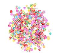 MAGICLULU Decorazioni Unghie e Aggiunta Make-up di Fette di Frutta in Argilla 2000 Pezzi per Nail Art Creativa Back To School Party per Ragazzo Ragazza e Feste