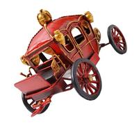 MAGICLULU Di Carrozza Di Zucca Macchina Vintage Ornamenti Per Modellini Di Auto Ferro Da Stiro Rosso