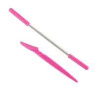 MAGICLULU Epilatore Facciale e Rasoio Per Sopracciglia 2 Pezzi Rosa Depilazione Viso Per Fronte Guance Labbro Superiore e Mento Adatto a Tutti i Tipi Di Pelle