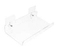 MAGICLULU Espositore da Parete Trasparente in Acrilico, Scaffale Porta Libri e Leggio da Parete per Ufficio, Libreria Decorativa Salvaspazio per Studio e Casa