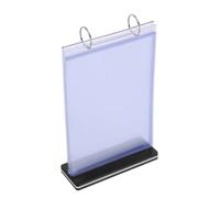 MAGICLULU Espositore Menù da Tavolo Trasparente con Design Ribaltabile Porta Menù Multifunzionale per Aggiornamenti e Facili per Ristoranti