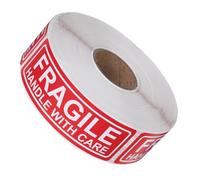 MAGICLULU Etichette Adesive Fragile Nastro di Avvertimento per Spedizioni e Traslochi Adesivo per Oggetti Fragili come Vetro e Ceramica Etichette di Cautela per Imballaggi