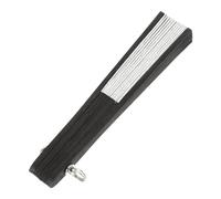 MAGICLULU Fan per Carino Mini Fan Portatile Tradizionale Mini Portatile Adorn miniventilatore ventaglio di Carta Mini Bambola ventagli di Carta Pieghevoli in Miniatura bambù Silver