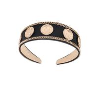 MAGICLULU Fascia Chioma Larga in Satin e Lega Nera, Accessorio Elegante e Vintage per Donna, Realizzazione Fine per Valorizzare Ogni Acconciatura
