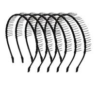 MAGICLULU Fascia per Denti da Donna Pettine a Denti Stretti 6 Pezzi, Accessori Chioma Antiscivolo, per Acconciature e Cerimonie