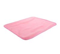 MAGICLULU Fascia Strato D'aria Riutilizzabile Olio di Ricino per Massaggi Design Semplice e Delicato di Velluto Rosa per Relax in Momenti di Massaggi e Lettura