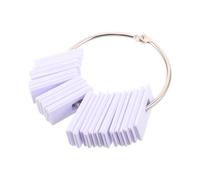 MAGICLULU Fermagli per Chioma Colorati in Plastica Bianca Design Quickopen e Acciaio Inossidabile, Accessori Versatili per Consulenze Clienti e Uso Domestico