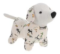 MAGICLULU Fermaporta a Cuneo per Cani Morbido Decorazione Peluche Colorata Fermaporta per Camera e Soggiorno Contro Correnti D’Aria