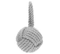 MAGICLULU Fermaporta a Sfera in Corda Naturale, Fermaporta Pesante Multifunzione per Pavimento, Sicurezza Porta per Famiglie e Ristoranti