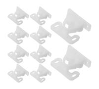 MAGICLULU Fermo a Molla per Mobili 10 Pezzi in Plastica Piastra Posteriore, Chiusura a Rullo Silenziosa per Armadietti Cucina, Barca e Ufficio, Ferramenta per Fermo Porta Resistente