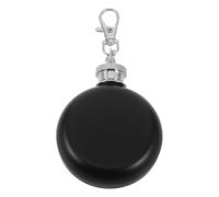 MAGICLULU Fiaschetta Tascabile in Acciaio Inossidabile da 2oz, Design Rotondo Elegante e Compatto, Chiusura Antigoccia per Campeggio e Attività All'aperto