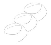 MAGICLULU Filo di Tungsteno 3 Pezzi Superficie Liscia Senza Sbavature Resistente ad Alte Temperature per Bordi in Metallo Raffinato e Forniture Ceramiche per Gioielli per Laboratori