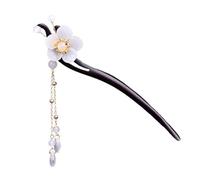 MAGICLULU Forcina Elegante per in Etnico e Ebano Nappine Chioma in Stile Accessorio dallo Stile Tradizionale Cinese Performance e Uso Quotidiano