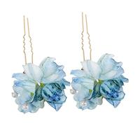 MAGICLULU Forcine Floreali 2 Pezzi Accessori Chioma da Donna in Stile Dinastia per Cerimonie e Fotografie di Viaggio