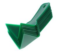 MAGICLULU Frattazzo per Angoli Muro in Plastica Verde Set 10 Pezzi Strumento Pratico e Flessibile per Finitura Angoli Esterni, per Lavori di Miglioramento Casa