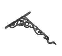 MAGICLULU Ganci in Ghisa per Appendere Vasi di Fiori in Ferro Battuto, Staffe Sospese da Parete per Piante, Portavaso da Esterno Robusto per Giardino e Balcone